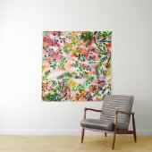 Tropical leaves pattern repeating. Artistic photo Wandteppich (Beispiel)