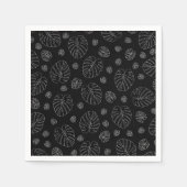 Tropical Leaves Pattern Serviette (Vorderseite)