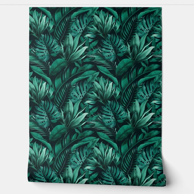 Tropical Leaves Tapete (Abrollen)