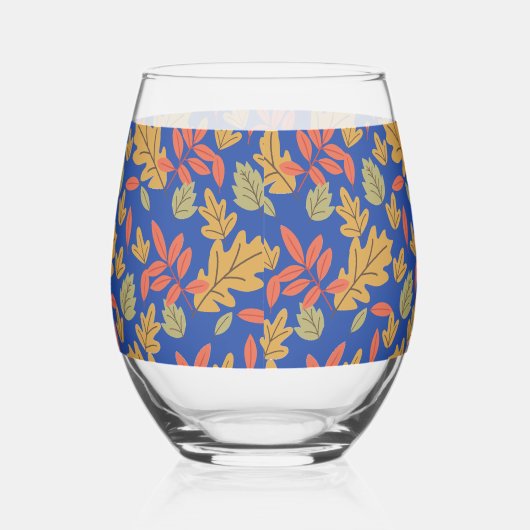 tropical leaves weinglas ohne stiel (Rechts)