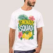 Tropical Lemonade Squad Sommer T-Shirt (Vorderseite)