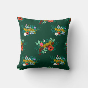 Tropical Leopard Elegance Kissen