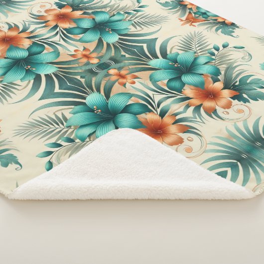 Tropical Light Sherpa Blanket Sherpadecke (3/4)