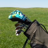 Tropical Lighthouse Coastal Nautical Personalisier Golf Headcover (In SItu)