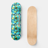 Tropical Lighthouse Coastal Nautical Personalisier Skateboard (Vorderseite)