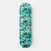 Tropical Lighthouse Coastal Nautical Personalisier Skateboard (Vorderseite)