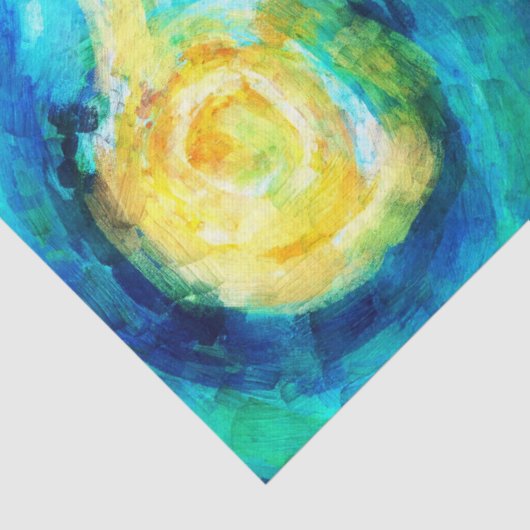 Tropical Lighthouse & Palmen Decoupage Seidenpapier (Detail)