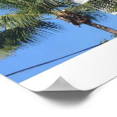 Tropical Lighthouse Poster (Ecke)