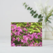 Tropical Lila Bougainvillea Floral (Stehend Vorderseite)