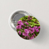 Tropical Lila Bougainvillea Floral Button (Vorne & Hinten)