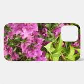Tropical Lila Bougainvillea Floral Case-Mate iPhone Hülle (Rückseite (Horizontal))