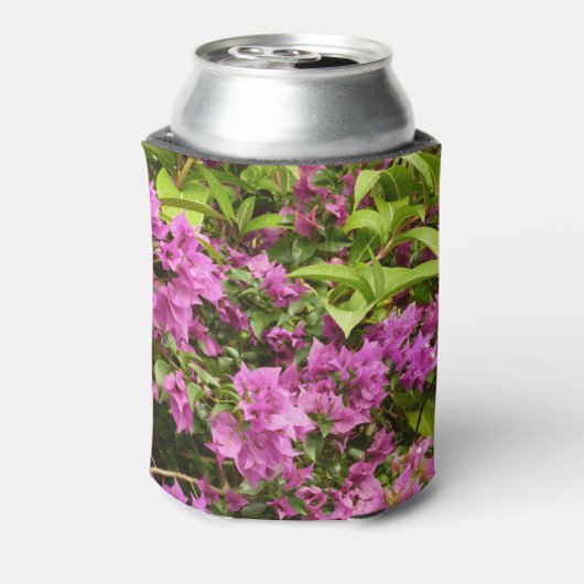 Tropical Lila Bougainvillea Floral Dosenkühler (Kanne Rückseite)