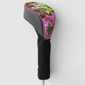 Tropical Lila Bougainvillea Floral Golf Headcover (angewinkelt)