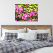 Tropical Lila Bougainvillea Floral Leinwanddruck (Insitu (Schlafzimmer))