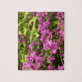 Tropical Lila Bougainvillea Floral Puzzle (Vertikal)
