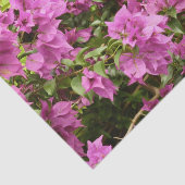 Tropical Lila Bougainvillea Floral Seidenpapier (Ausschnitt)