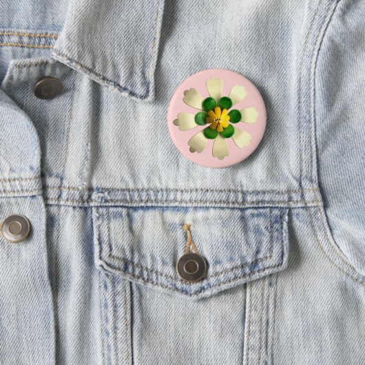 Tropical Lotus Blume Floral Spring Summer Garden Button (Beispiel)