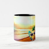TROPICAL LOVE AT DAWN ZWEIFARBIGE TASSE (Mittel)
