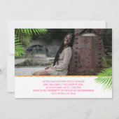 Tropical Luau Abschluss 2 Foto Ankündigung (Rückseite)