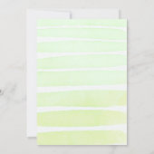 Tropical Luau Birthday Einladung (Rückseite)