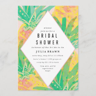 TROPICAL LUAU Brautdusche Einladung