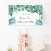 Tropical Luau Brautparty Signs Banner (Insitu)