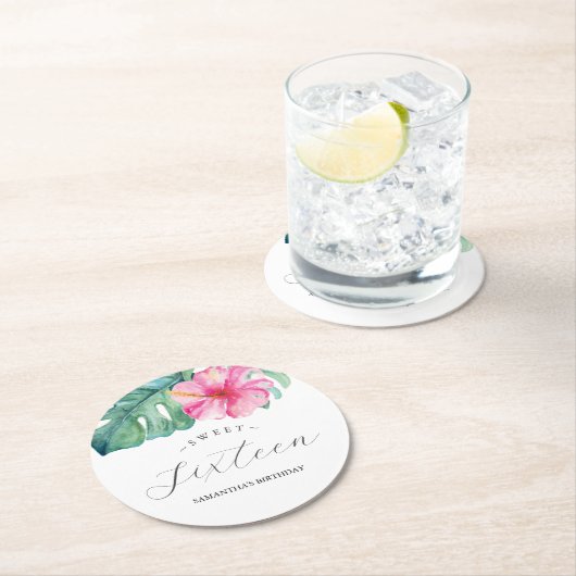 Tropical Luau Custom Untersetzer (Vor Ort)