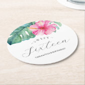 Tropical Luau Custom Untersetzer (Angewinkelt)