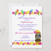 Tropical Luau Einladung (Vorderseite)