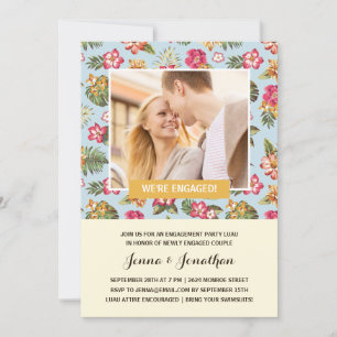 Tropical Luau   Foto Einladung