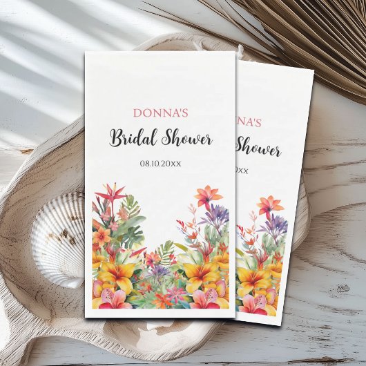 Tropical Luau Hawaiian Brautparty Serviette