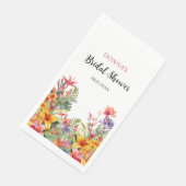 Tropical Luau Hawaiian Brautparty Serviette (Ecke)