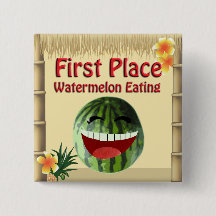 Tropical Luau Party Tiki Hut 1 Place Watermelone