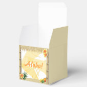 Tropical Luau Party Tiki Hut Gastgeschenk Box Geschenkschachtel (Geöffnet)