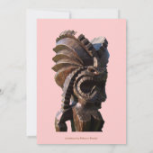 Tropical Luau Probe Dinner Einladung (Rückseite)