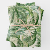 Tropical Lush Foliage Palm Blätter Muster (Beispiel)