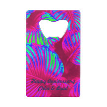 Tropical Lush Magenta Blätter