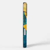 Tropical Macaw Feather Phone Case (Rückseite / Rechts)