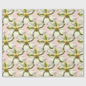 Tropical Magnolia Blossom Blume Frühjahrssonne Geschenkpapier (Flach)