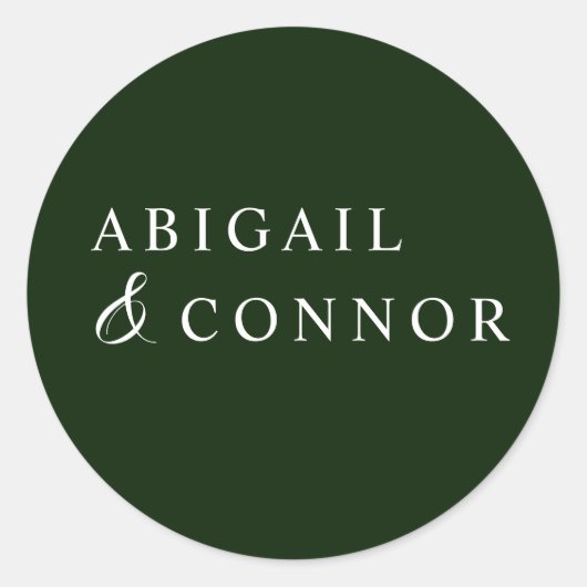 Tropical Magnolia White Green Destination Runder Aufkleber (Vorderseite)