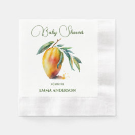 Tropical Mango | Babydusche Serviette