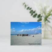 Tropical Marco Island Florida - Eine Hochzeit am S Postkarte (Stehend Vorderseite)