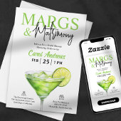 Tropical Margs & Matrimony Brautparty Einladung