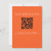 Tropical Marker Sketch Blume Border Bachelorette Einladung (Rückseite)