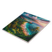 Tropical Maui Island Paradise Fliese (Seite)