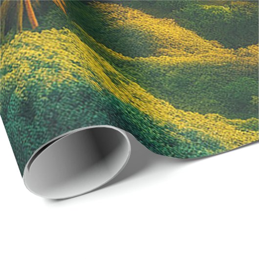 Tropical Maui Island Paradise Geschenkpapier (Rolleneckpunkt)