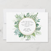 Tropical Mele Kalikimaka Weihnachtsfoto Collage Feiertagskarte (Rückseite)