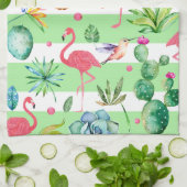 Tropical Melody Pattern Geschirrtuch (Gefaltet)