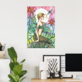 Tropical Mermaid Poster Print von Molly Harrison (Heimbüro)