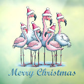 Tropical Merry Christmas Window Cloning Fensteraufkleber (Blatt 3)